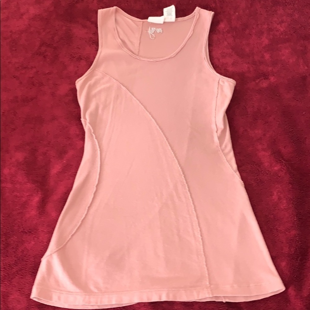 Women’s Ribbed Roxy Shirt in Dusty Rose Size Small